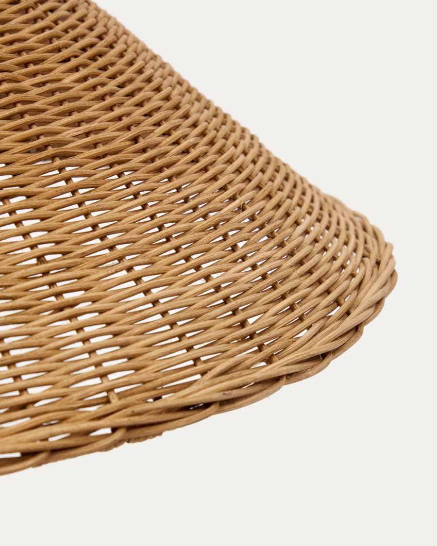 Japandi rotan vloerlamp