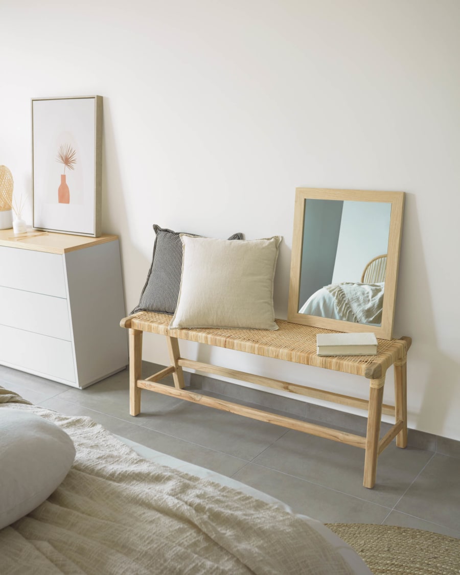 Japandi rotan zitbank