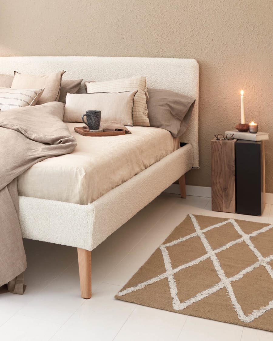 Japandi drijfhout nachtkastje