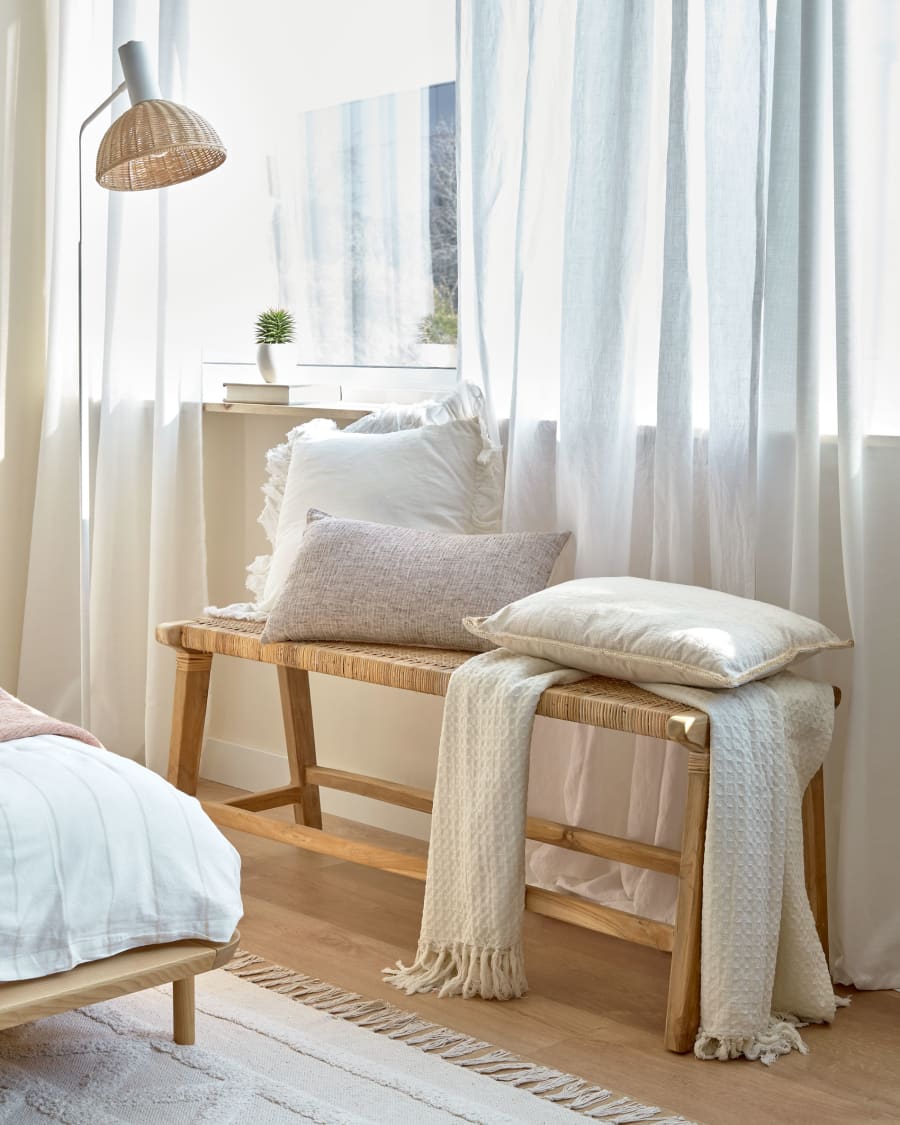 Japandi rotan zitbank