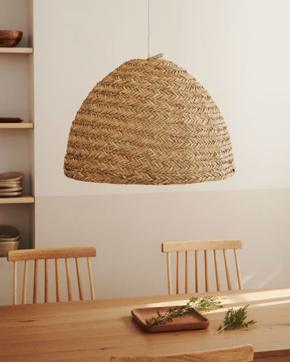 Japandi jute hanglamp