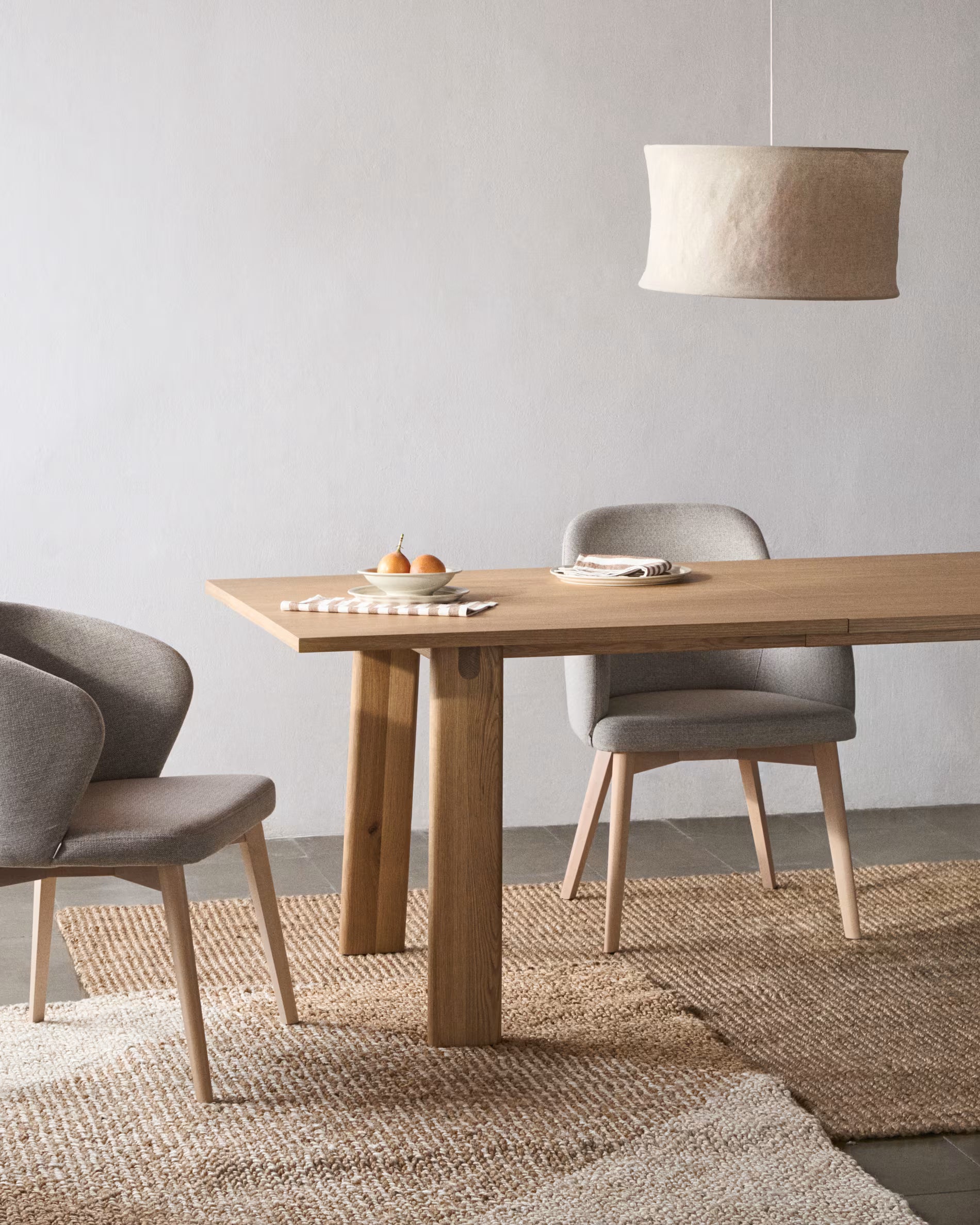 Japandi jute vloerkleed