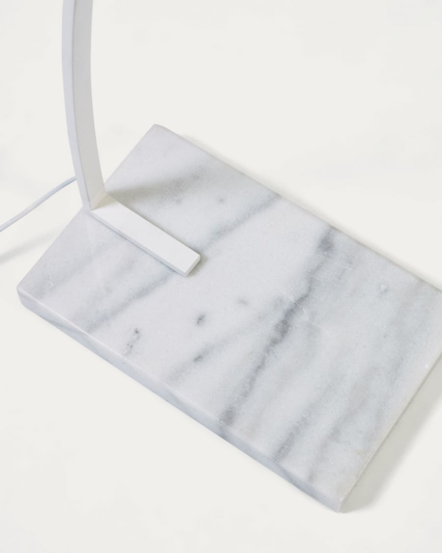 Japandi gebogen vloerlamp