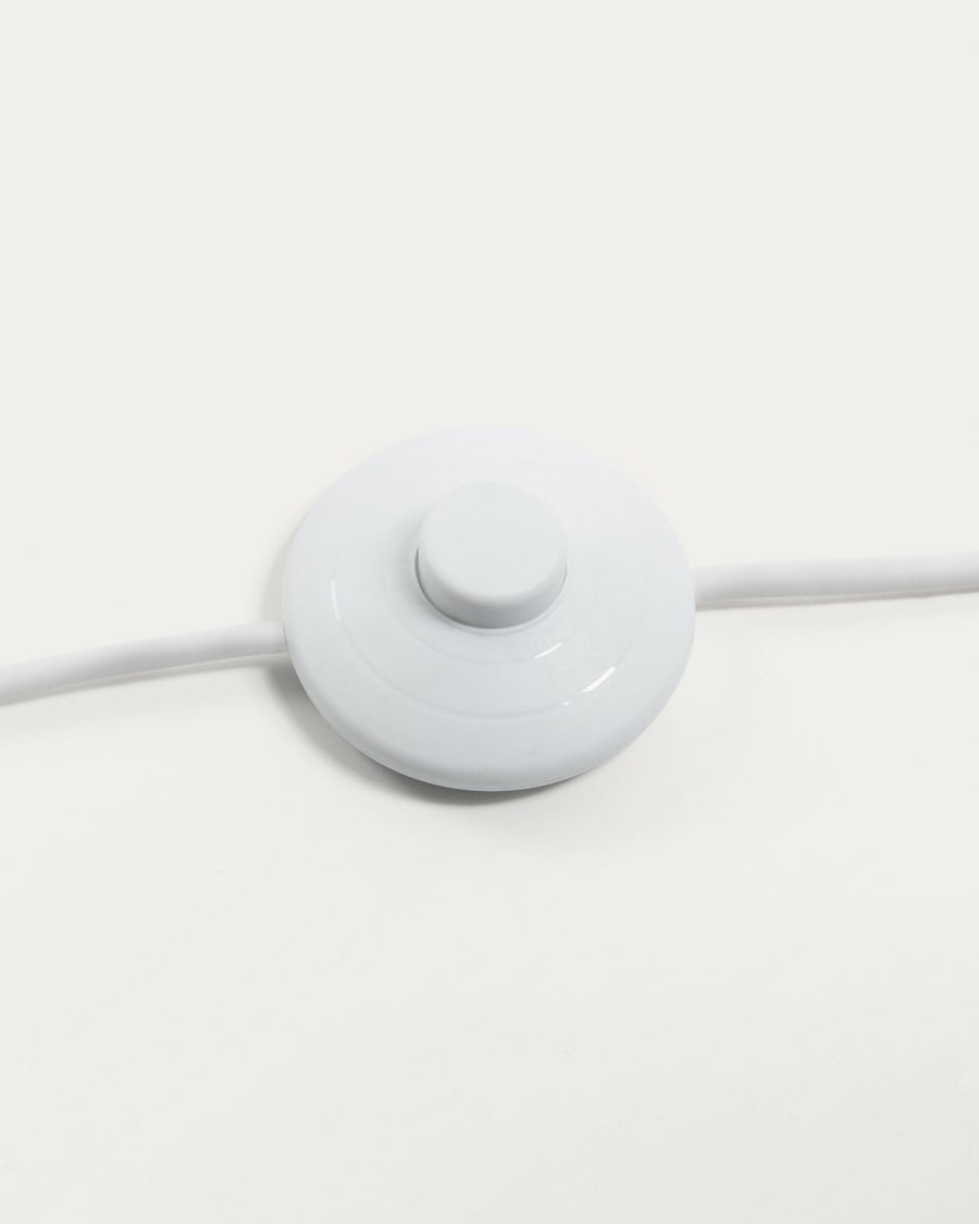 Japandi gebogen vloerlamp