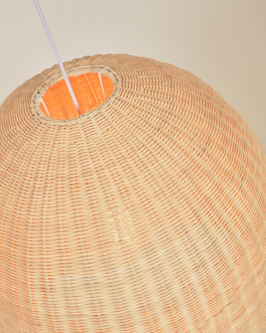 Japandi rotan hanglamp