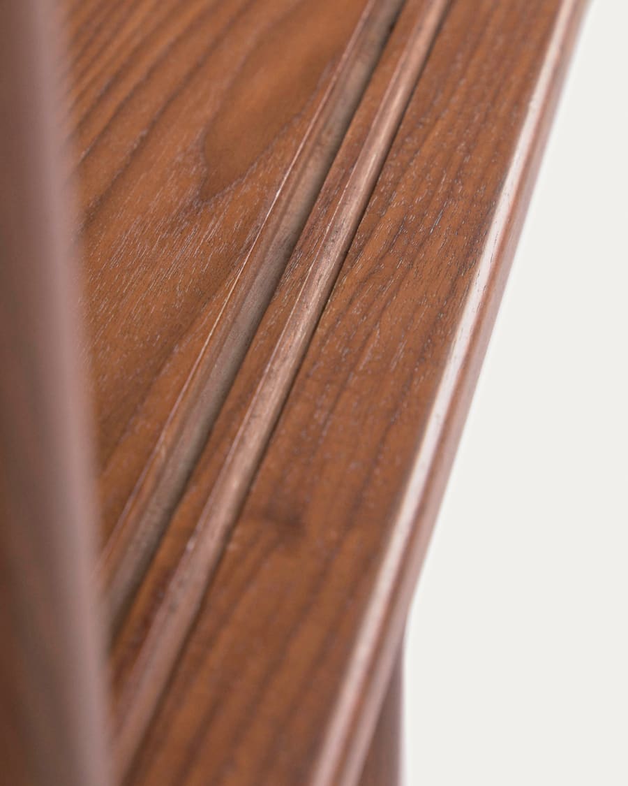 Japandi donkerhouten plank