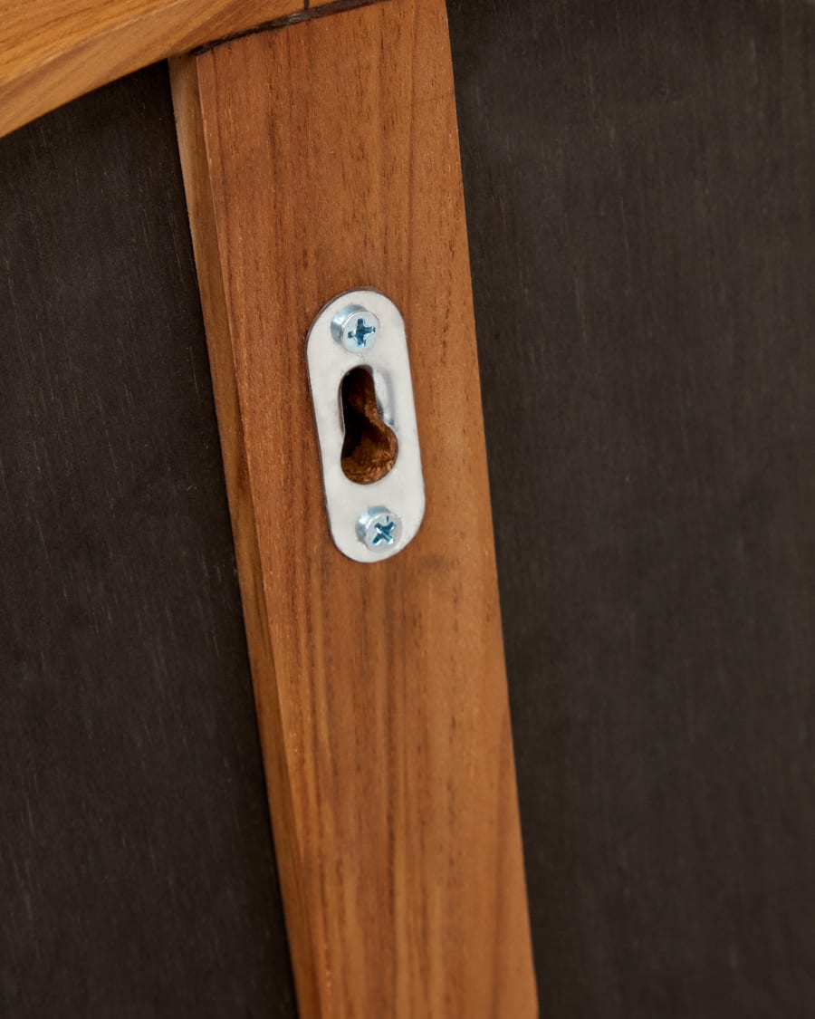 Ovale Japandi-spiegel