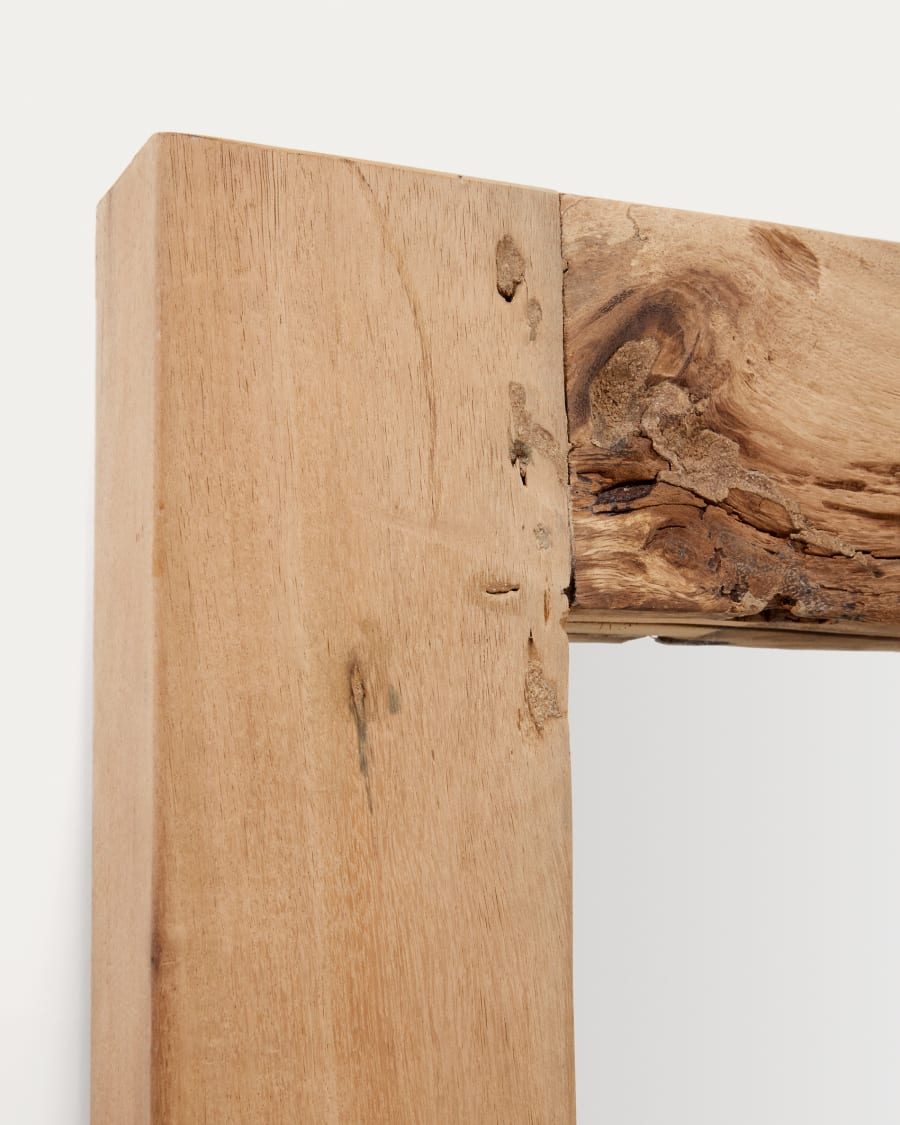 Rechthoekige Japandi spiegel