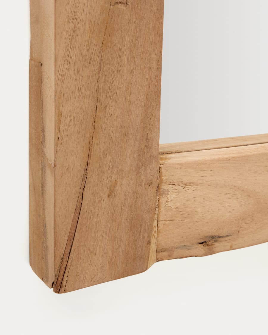 Rechthoekige Japandi spiegel