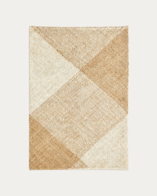 Japandi jute vloerkleed