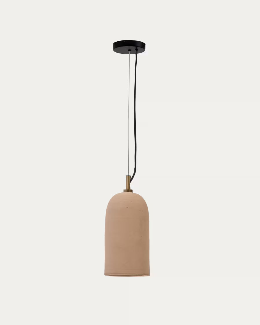 Japandi terracotta hanglamp