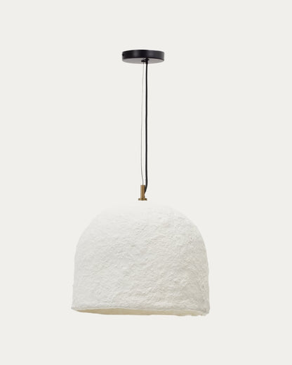 Witte Japandi hanglamp