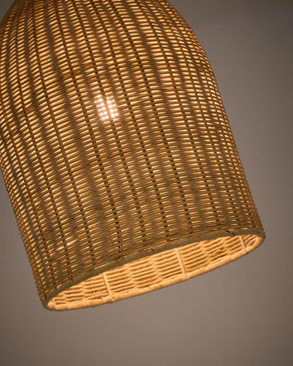 Japandi rotan hanglamp
