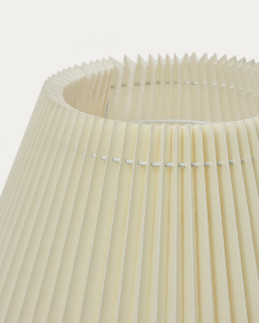 Japandi houten vloerlamp