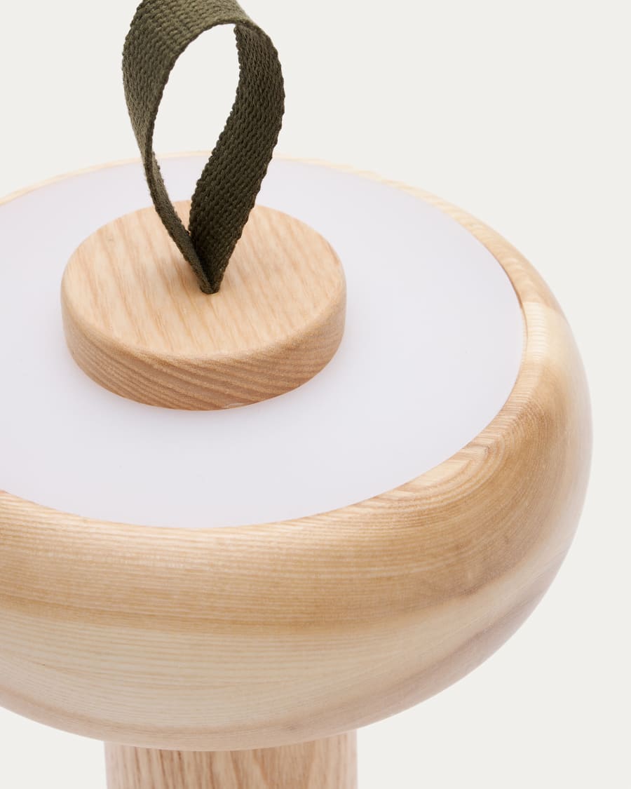 Japandi houten tafellamp