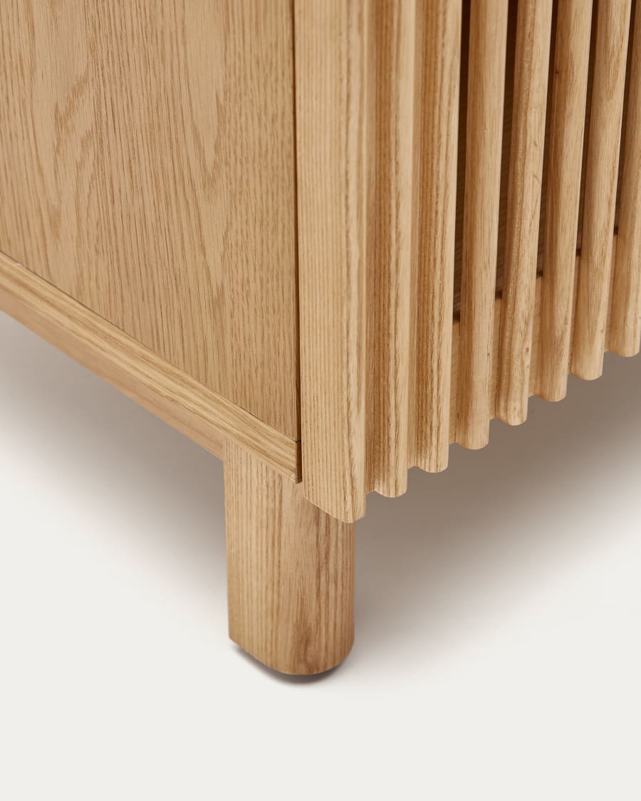 Japandi Lichthouten nachtkastje