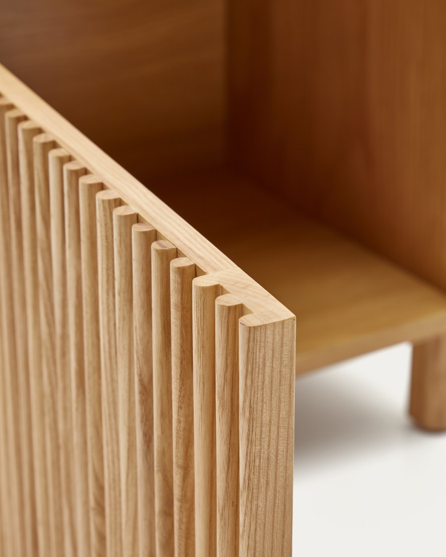 Japandi Lichthouten nachtkastje