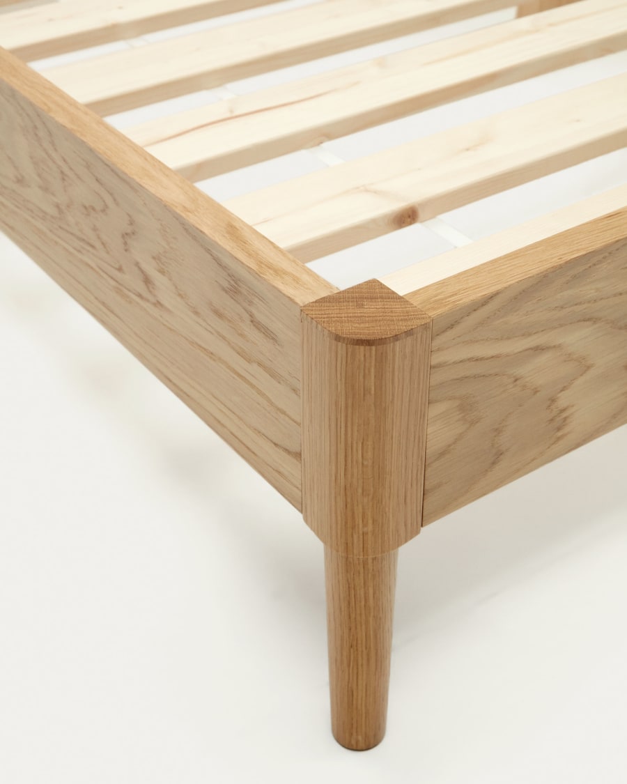 Japandi houten bedframe