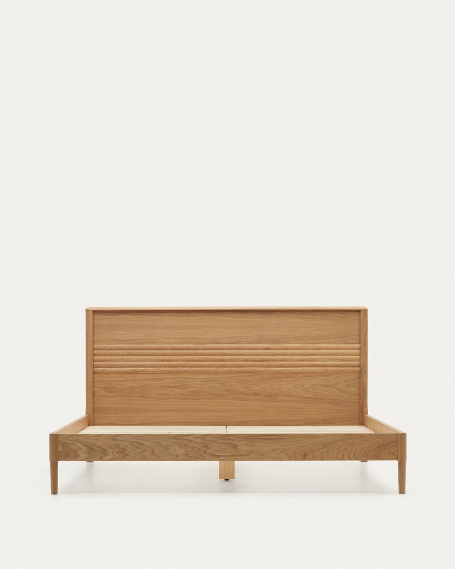 Kave Home Japandi houten bedframe
