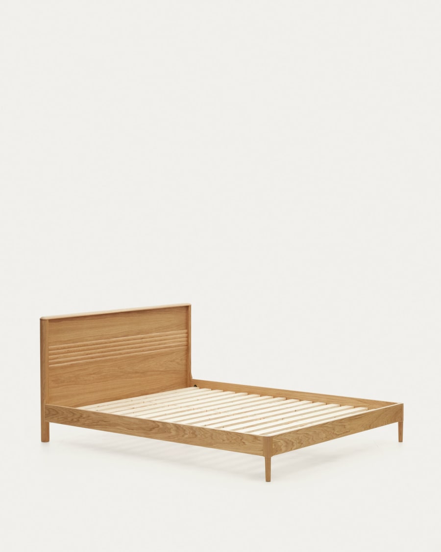 Japandi houten bedframe