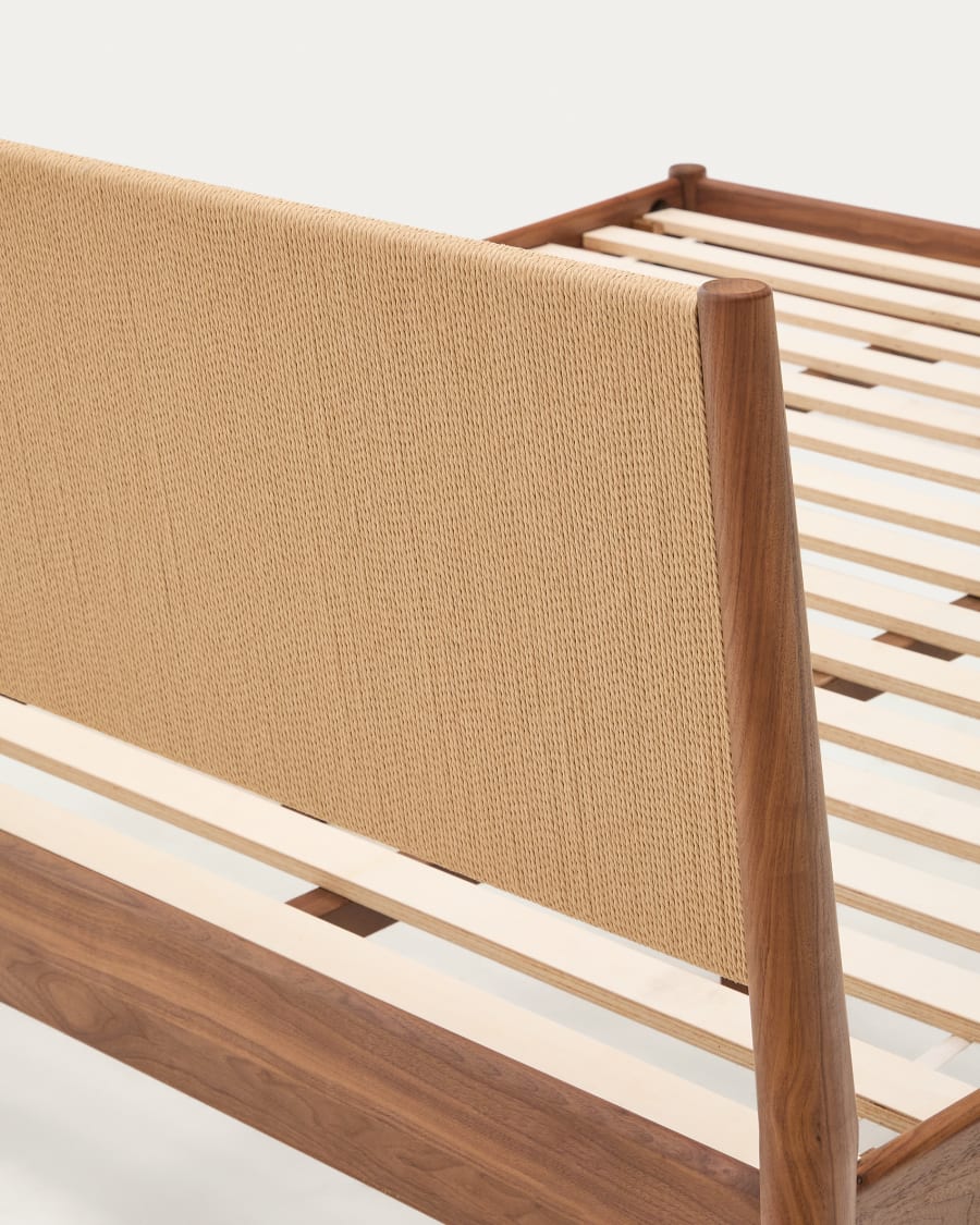 Japandi geweven bedframe