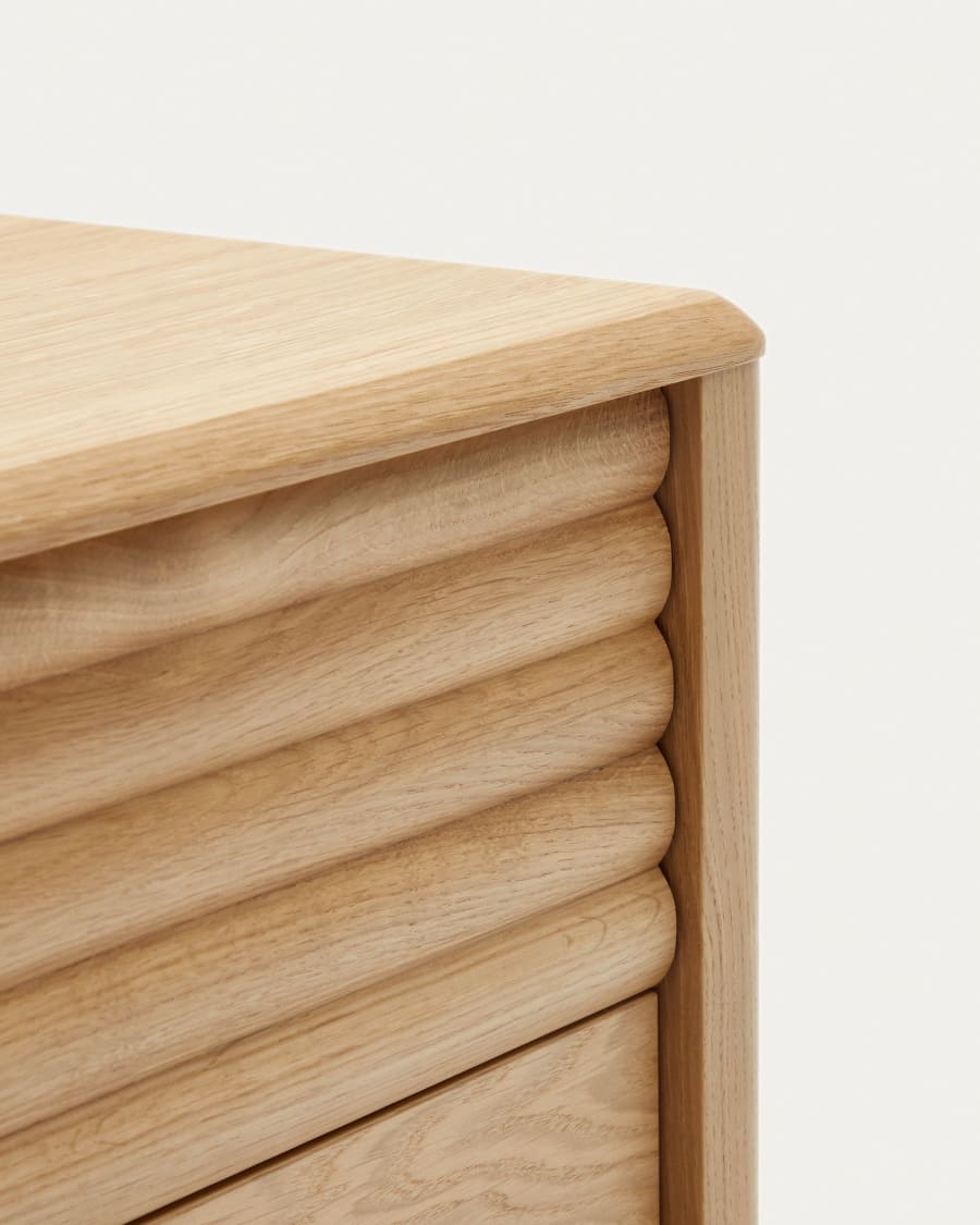 Japandi nachtkastje met lades