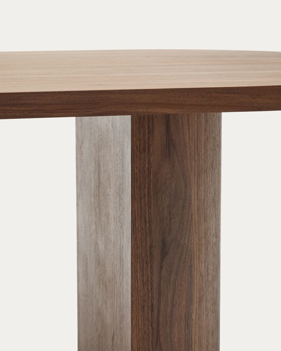 Grote Japandi houten tafel