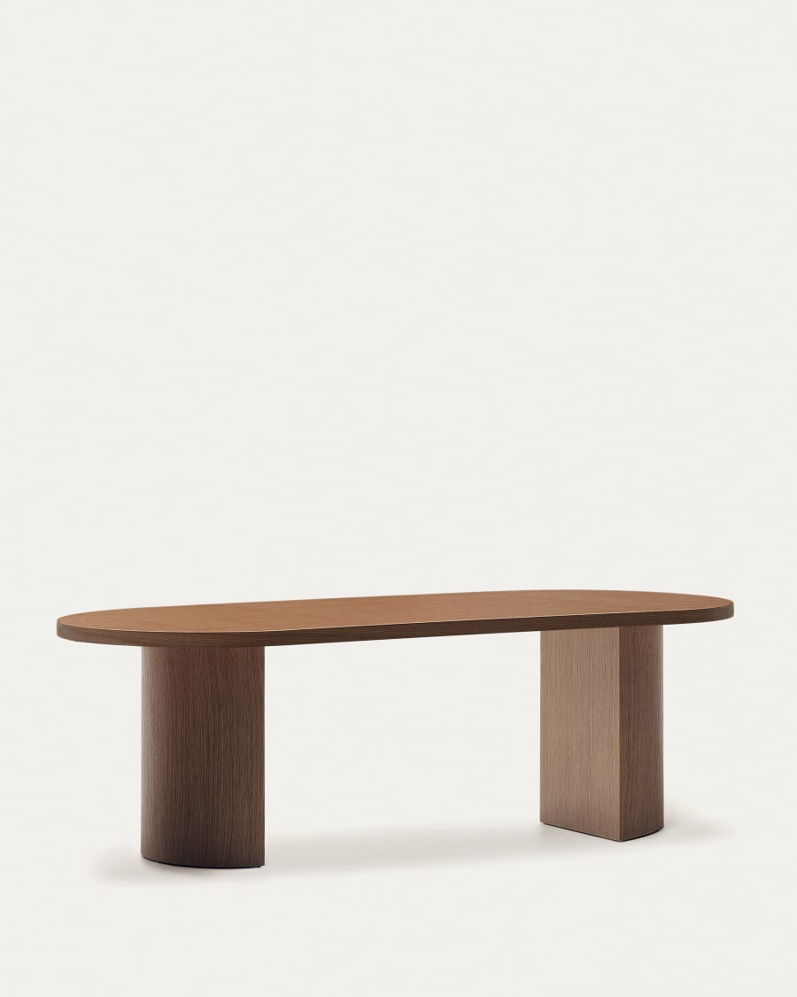 Grote Japandi houten tafel