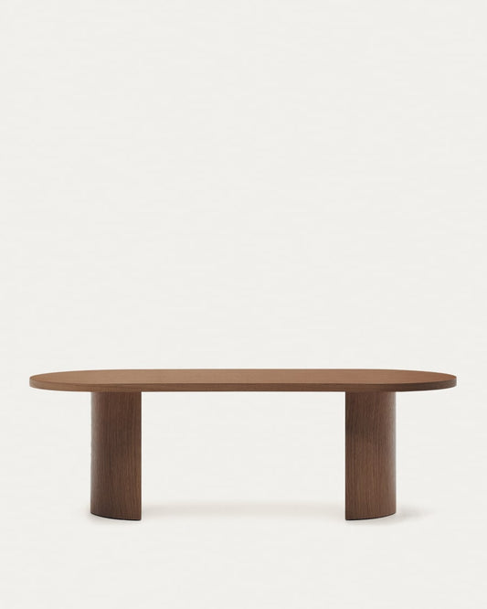 Grote Japandi houten tafel