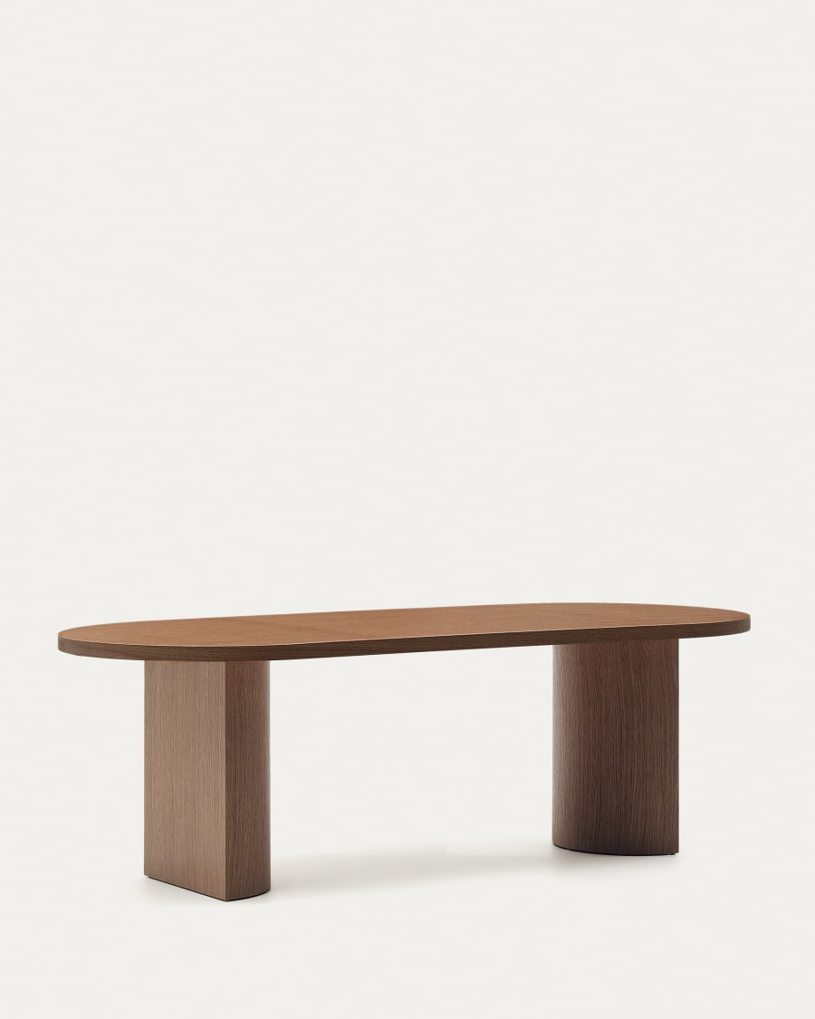 Grote Japandi houten tafel