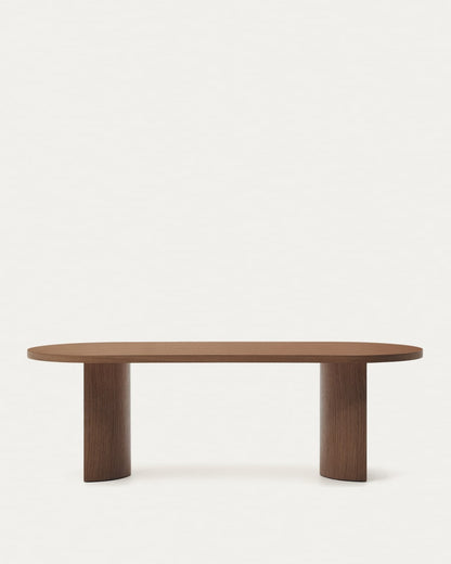 Grote Japandi houten tafel