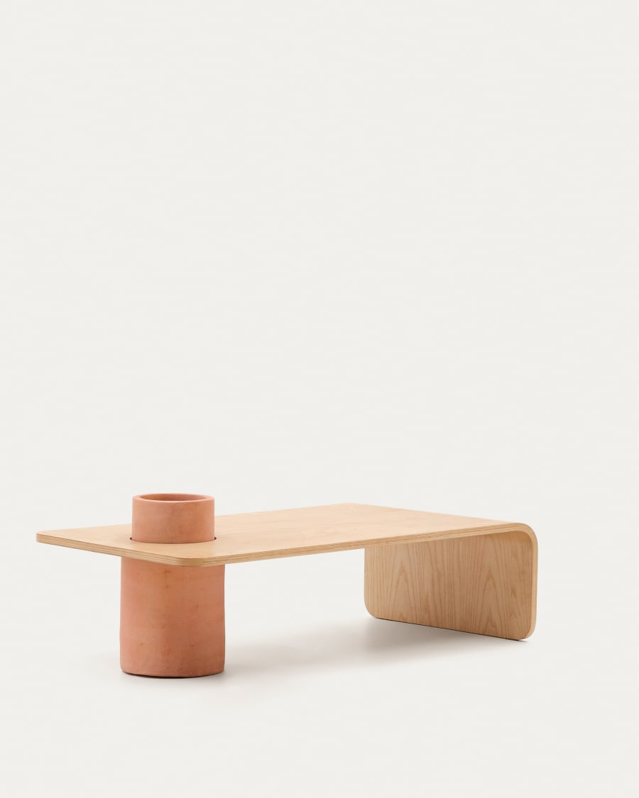 Japandi terracotta salontafel