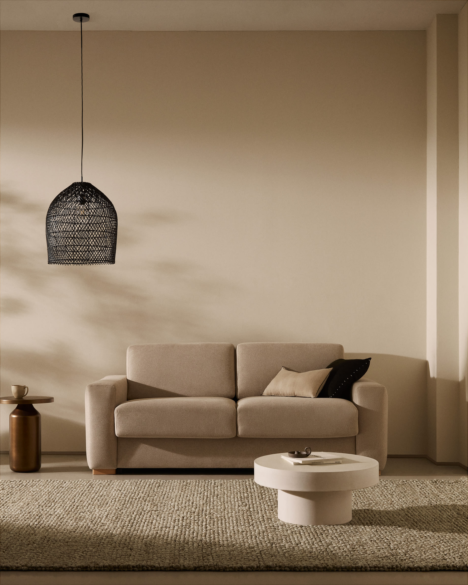 Grijs Japandi tapijt