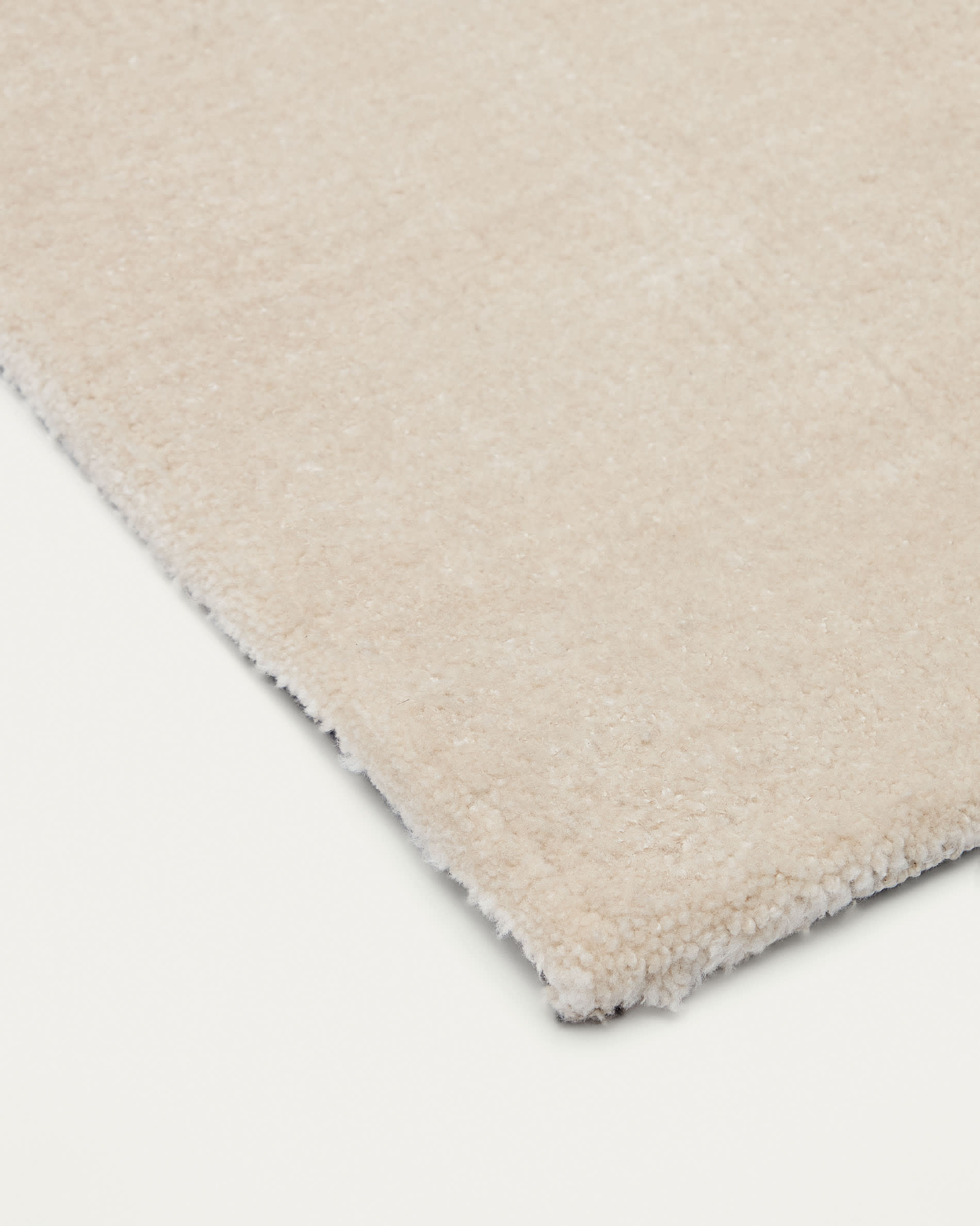 Japandi effen vloerkleed