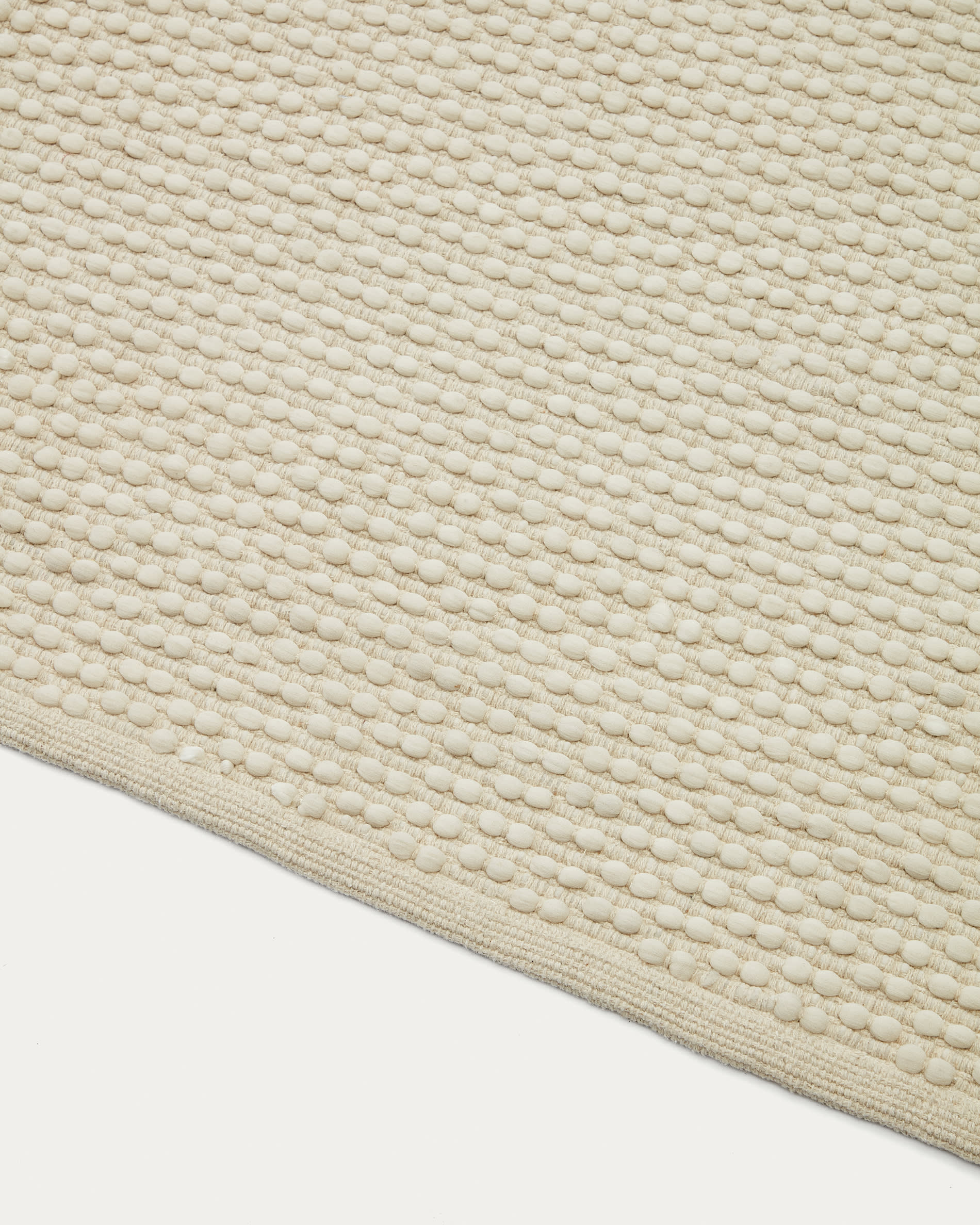 Beige Japandi-tapijt