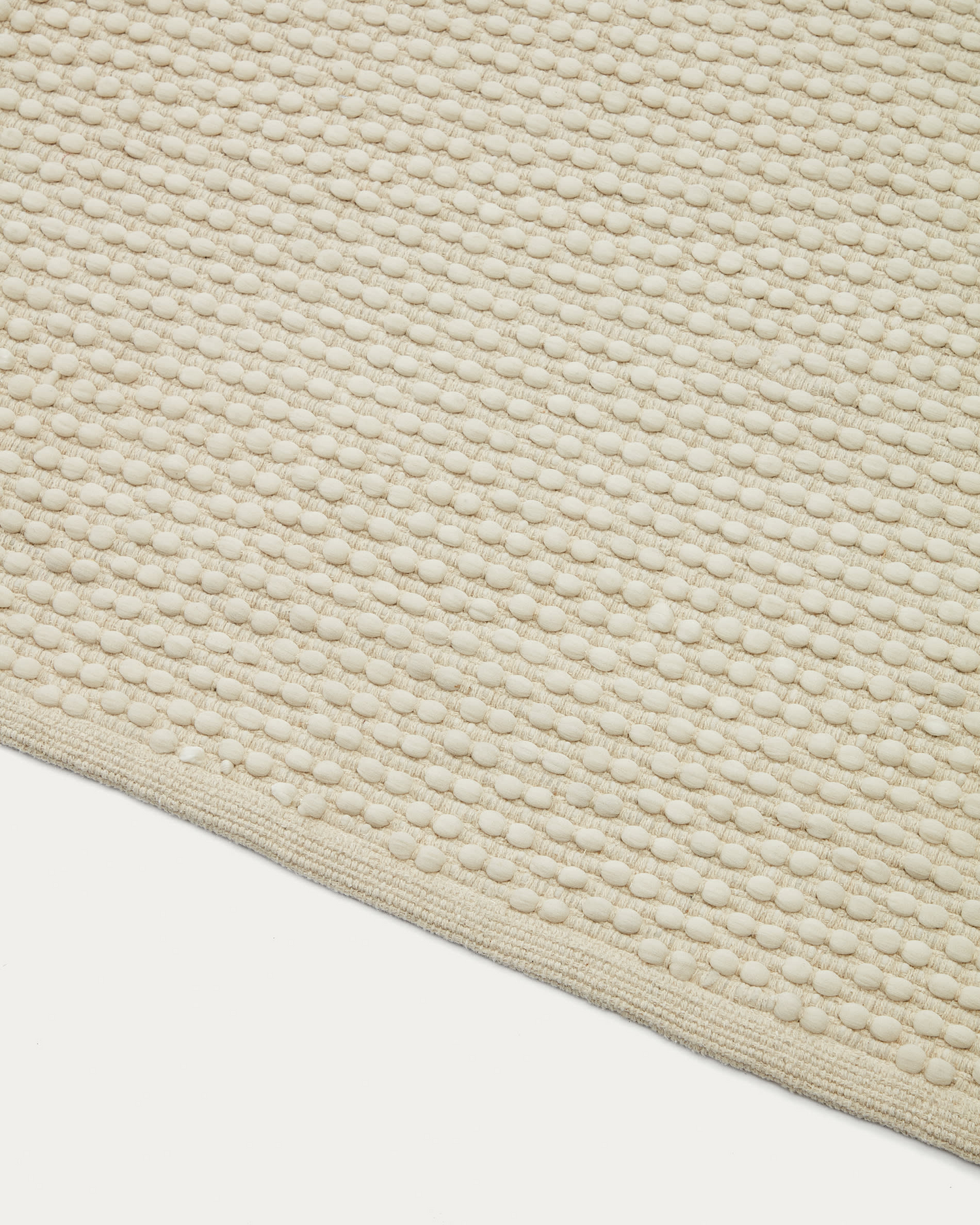 Beige Japandi-tapijt