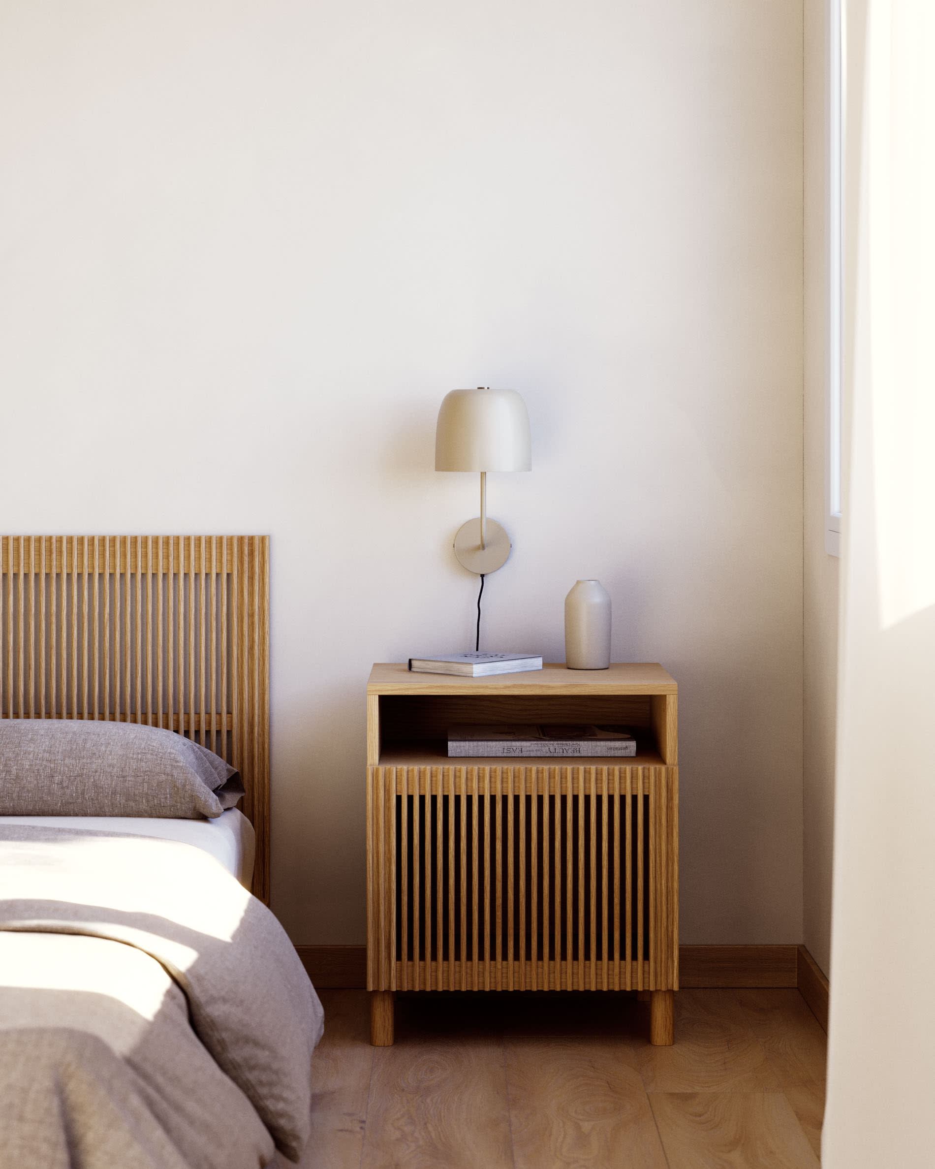 Japandi Naast Wandlamp