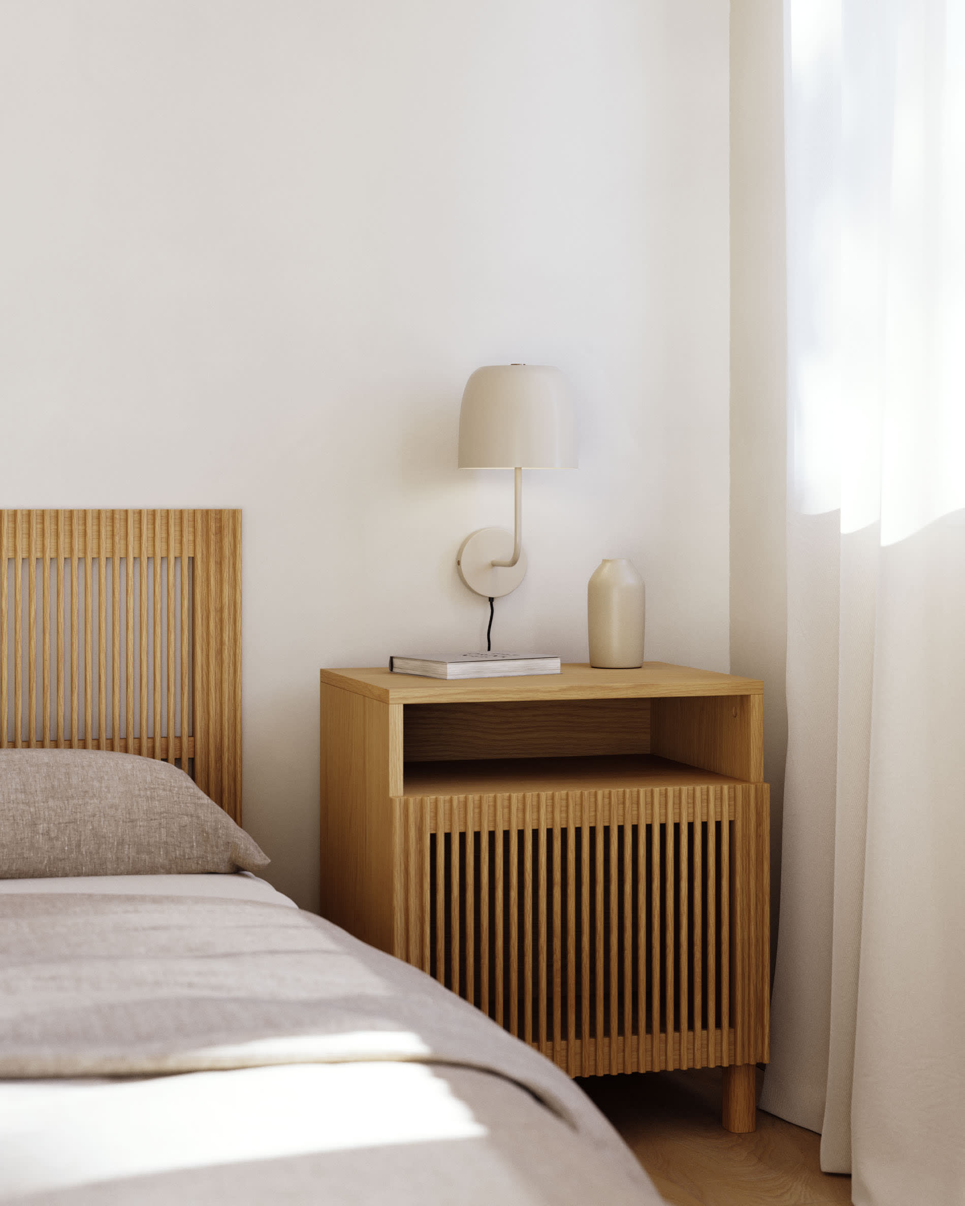 Japandi Naast Wandlamp